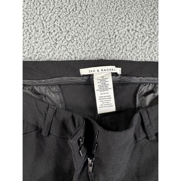 Zac & Rachel Dress Pants Women 16 Straight Leg Stretch Business Minamlist Casual - Picture 8 of 11